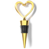 Golden heart wine stopper