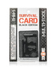 Survival card BLACK