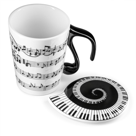 Music mug with lid - OVERTURE