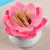 Lotus bud & tooth pick holder - PINK