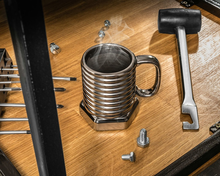 Screw mug - SILVER