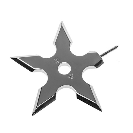 Ninja star (SHURIKEN) wall hook