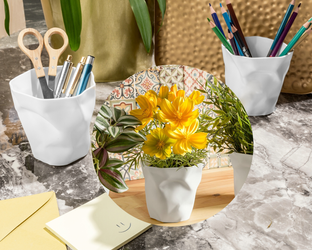 Pen holders & planters CRUSHED CUPS 3 pcs 