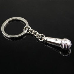 Music key ring - microphone