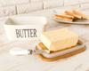 Butter box with knife 