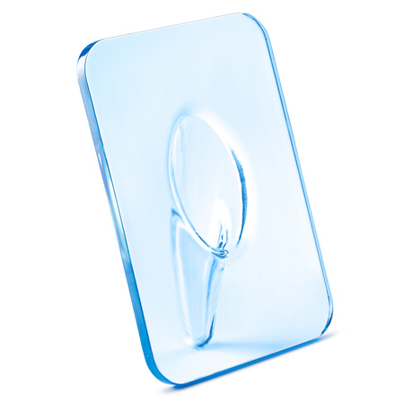 Flower frame vase - TRANSPARENT BLUE