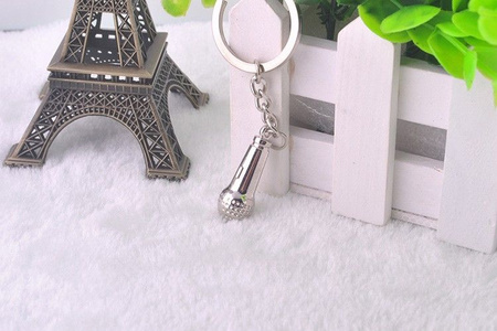 Music key ring - microphone