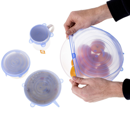 Silicone food covers 6 pcs