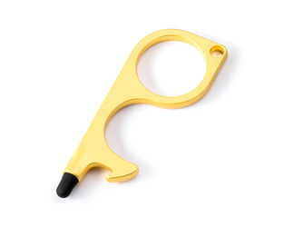 Contactless multitool keychain - GOLDEN