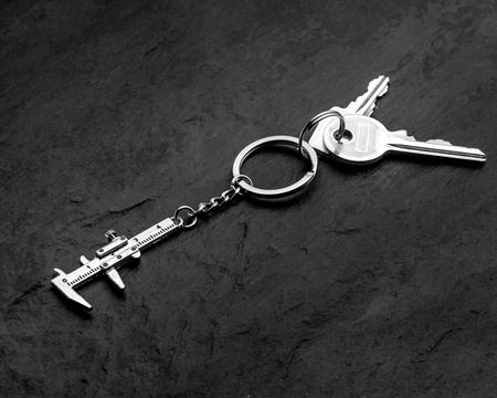 Vernier scale keychain