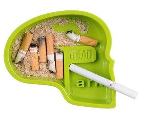 Dead park ashtray - green