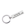 Keychain with plate Drive Safe