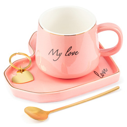 Women gift set - cup, saucer & spoon