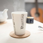 Music mug - DRUM - blue