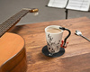 Music Gift Duo - Music mug ELECTRIC GUITAR RED + coaster