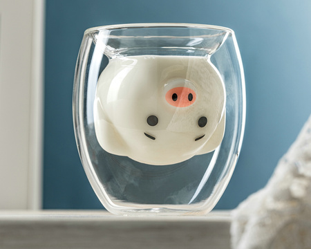 Double wall glass PIGGY