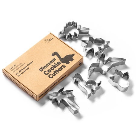 Cookie cutters DINOSAURS 6 pcs 