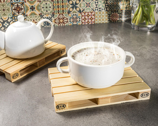 Pallet wood coaster 4 pcs.