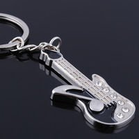 Music key ring - guitar