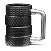 Men gift set - tyre mug, wrench spoon & wheel keychain