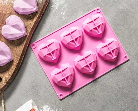 Baking mould muffins 3D HEARTS