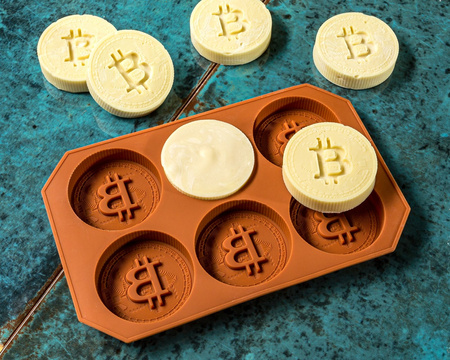 Ice & chocolate mould BITCOIN