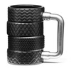 Men gift set - tyre mug, wrench spoon & wheel keychain