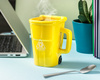 Trash bin mug - yellow 