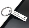 Keychain with plate Drive Safe