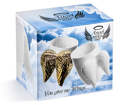 Angel wings mug - WHITE