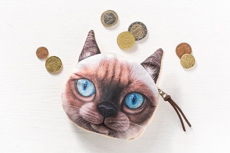 3D Cat coin bag model 1