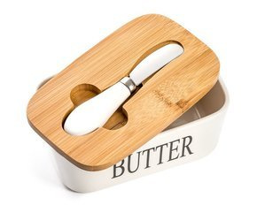 Butter box with knife 