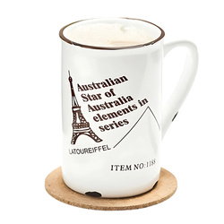 Retro porcelain mug -  Australian star