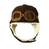 Pilot hat for kids - brown