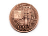 Bitcoin BTC in plastic case