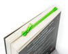 Zipper book mark - green