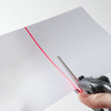 Scissors with laser