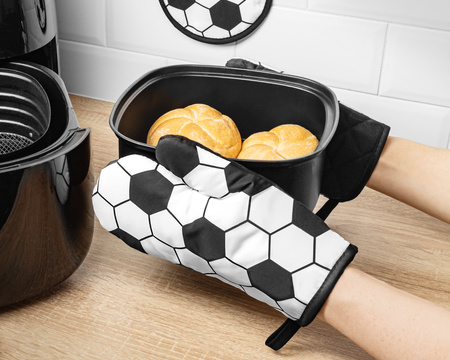Kitchen gloves & hot pot mat - FOOTBALL