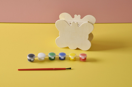 Money bank BUTTERFLY with painting set