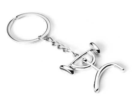 Sport keychain - weight lifting 