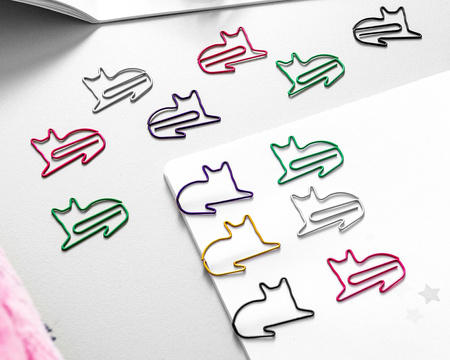 Paper clips CATS  50 pcs 