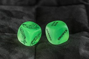 Glow in the dark Sex Dices ENG