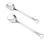 Heart shaped spoons 2 pcs set