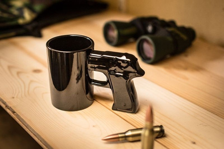 Gun mug