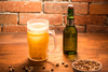 Ice beer mug CHILLER XXL 650 ml - golden