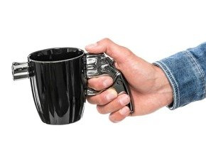 Sheriff mug - SILVER GUN