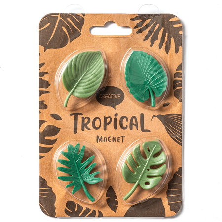 Fridge magnets LEAF - 4 pcs.