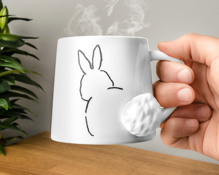 Tail mug RABBIT 3D