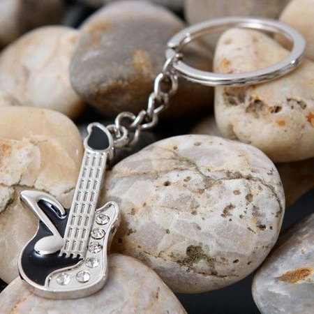 Music key ring - guitar