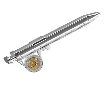Vernier scale ballpen 